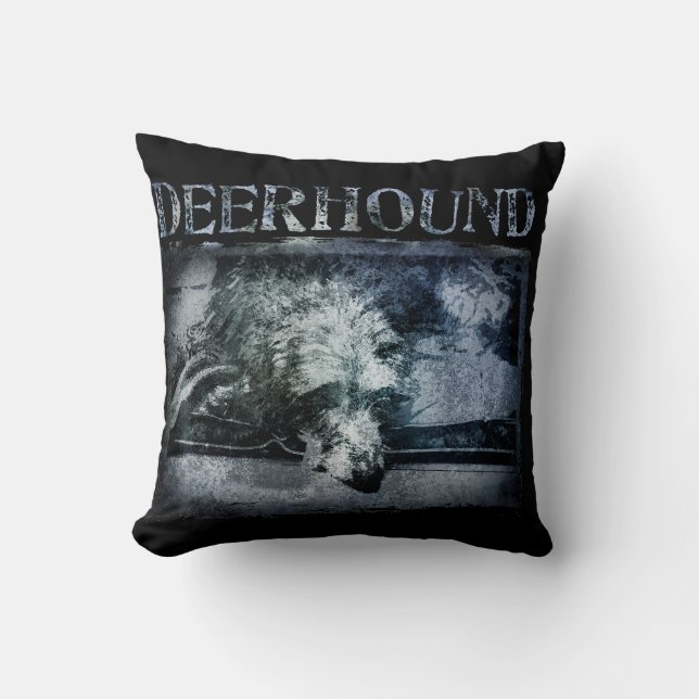 Deerhound grunge kudde (Framsida)