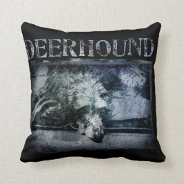 Deerhound grunge kudde