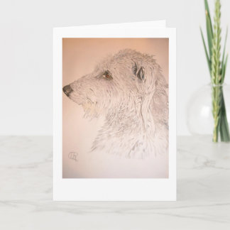 Deerhound Helgkort