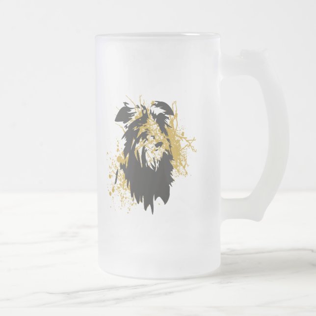 Deerhound urban frostat ölglas (Höger)