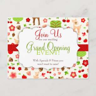 Deerie Forest Grand Open Vykort