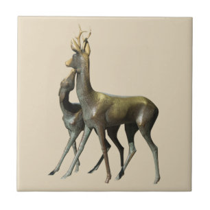 Deers i kärlek kakelplatta