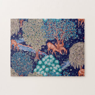 Deers in the Forest, William Morris Pussel