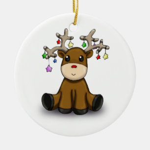Deers Julgransprydnad Keramik