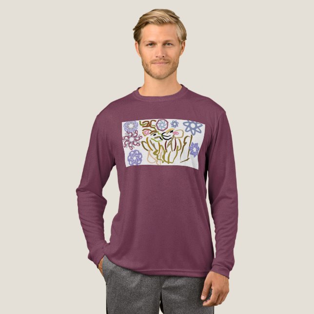 Deer's winter lover  t shirt (Hel framsida)