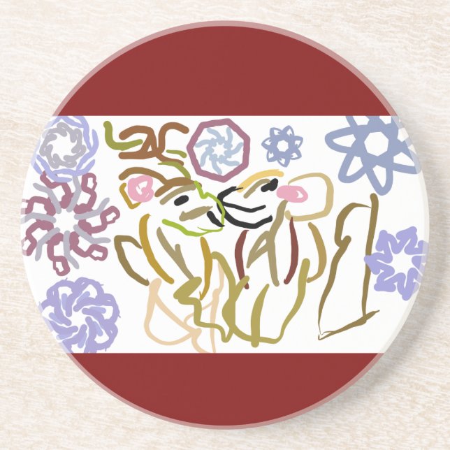 Deer's winter lover  underlägg (Framsidan)