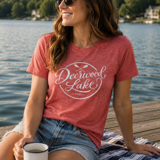 Deerwood Lake Classic Lake Life T Shirt