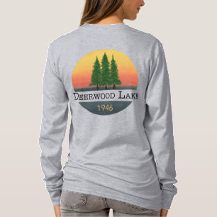 "Deerwood Sjö" Spiktröja T Shirt