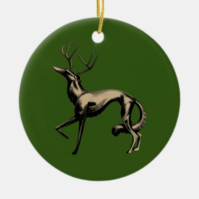 DeerZoi Ornament Grön (Framsidan)