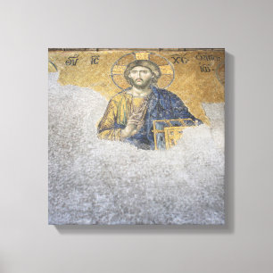 Deesis Mosiac Upper Gallery Hagia Sophia Canvastryck