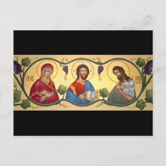 Deesis Prayer Card Vykort