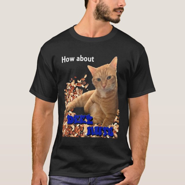 Deez Nöt Cat 1 T Shirt (Framsida)