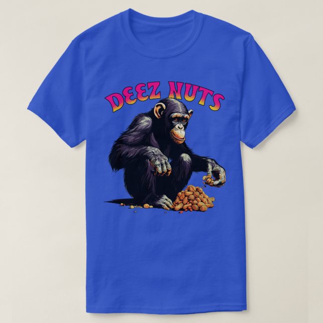 Deez Nöt Chimpanzee T Shirt (Design framsida)