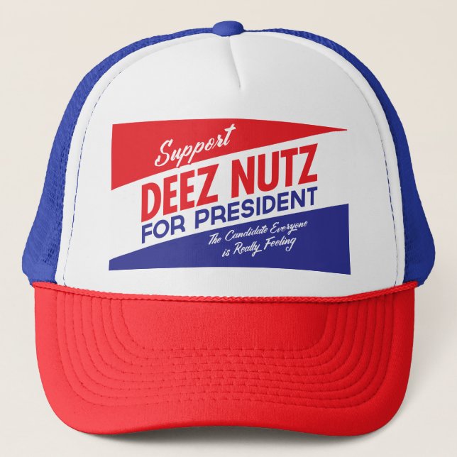 Deez nöt för president keps (Framsida)