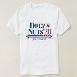 Deez nöt för presidentt-skjortan (vit) t shirt