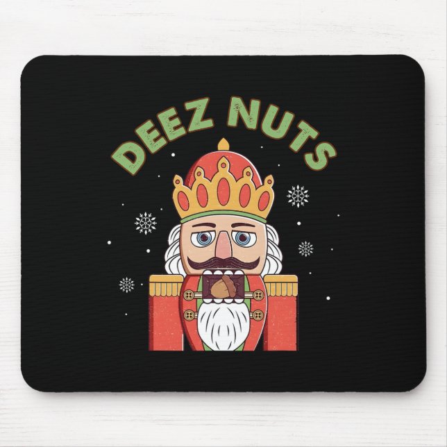 Deez Nöt Nutcracker Nöt Manar Kvinnor Roligt jul P Musmatta (Framsidan)