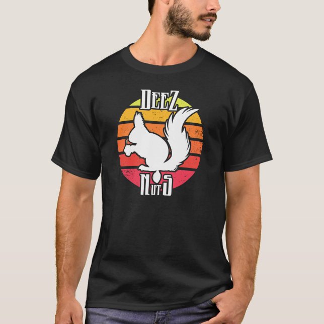 Deez Nöt squirrel T Shirt (Framsida)