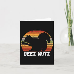 Deez Nötter Nötknäckare Ekorre Gopher Chipmunk Dee Kort