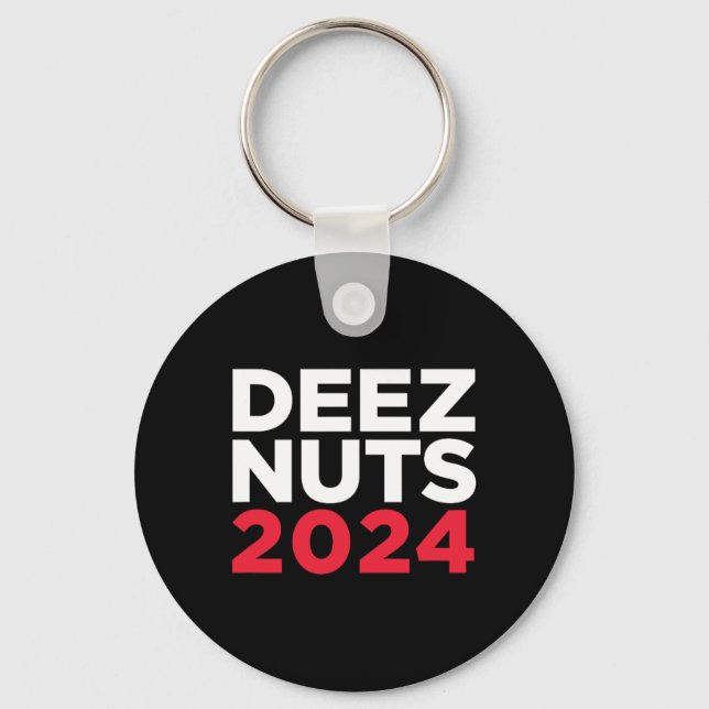 Deez Nuts 2024 - Humoristiskt Meme Republikansk De Nyckelring (Framsida)