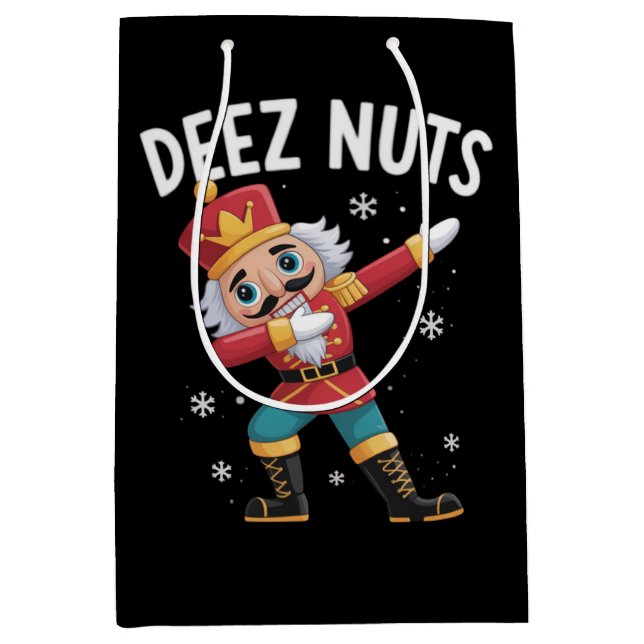 Deez Nuts Nötknäckare Nöt Rolig Jul  (Framsidan)