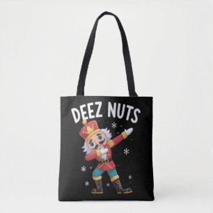 Deez Nuts Nötknäckare Nöt Rolig Jul Tygkasse