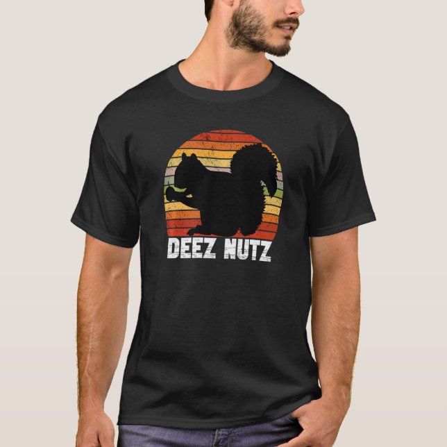 Deez Nutz julgopher  som säger Dees Nutz ful  T Shirt (Framsida)