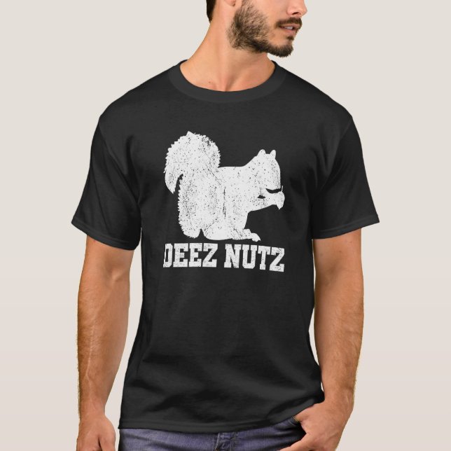 Deez Nutz julgranspopher Say Dees Nutz Ugly T Shirt (Framsida)