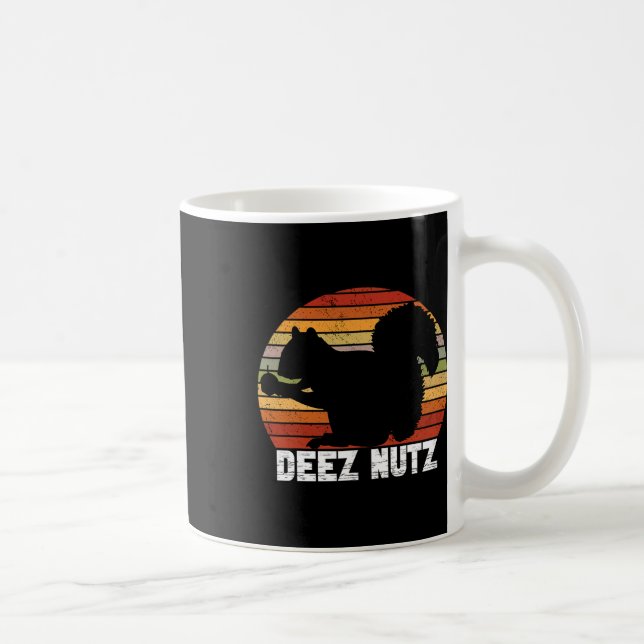 Deez Nutz Nutcracker Squirrel Gopher Chipmunk Dees Kaffemugg (Höger)