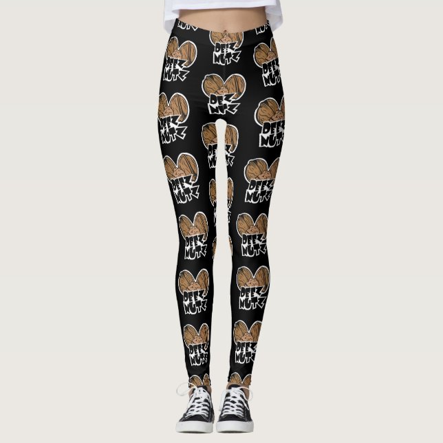Deez Nutz rolig illustration Leggings (Framsida)