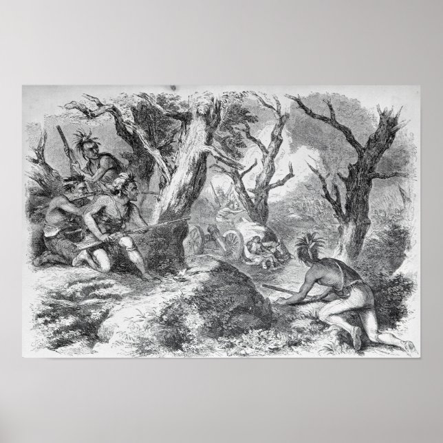 Defeat of General Braddock Poster (Framsidan)