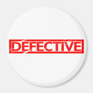 Defekt Frimärke Magnet