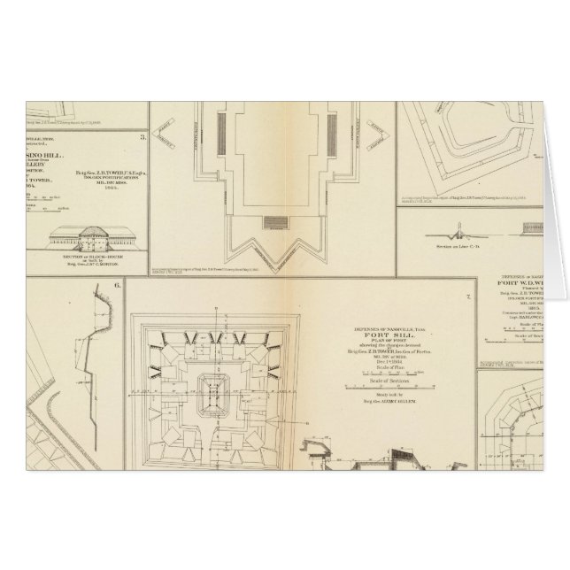 Defence Chattanooga, Nashville Hälsningskort (Framsidan Horizontal)