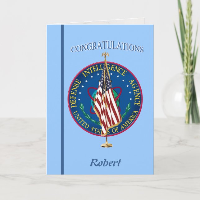 Defence Intelligence Agency Pension Card Kort (Framsida)