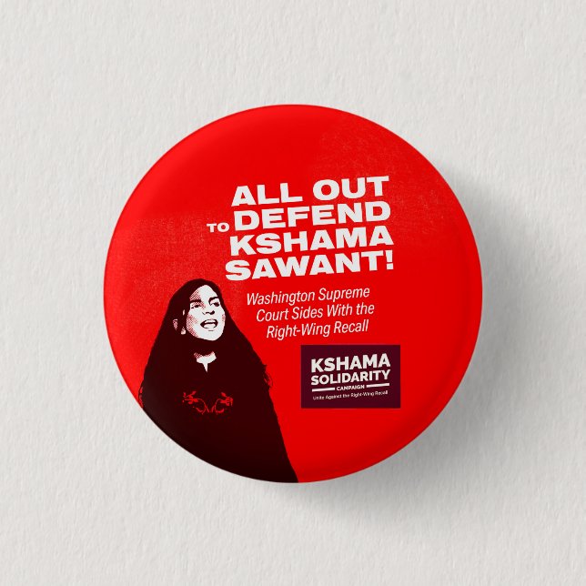 Defend Kshama Sawant Knapp (Framsida)