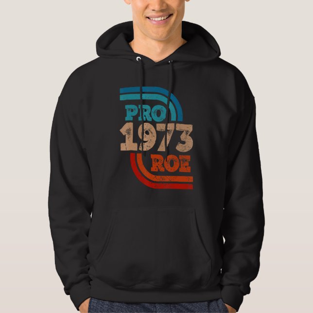 Defend Roe V Wade Pro Choice Aboration Höger Femin Hoodie (Framsida)