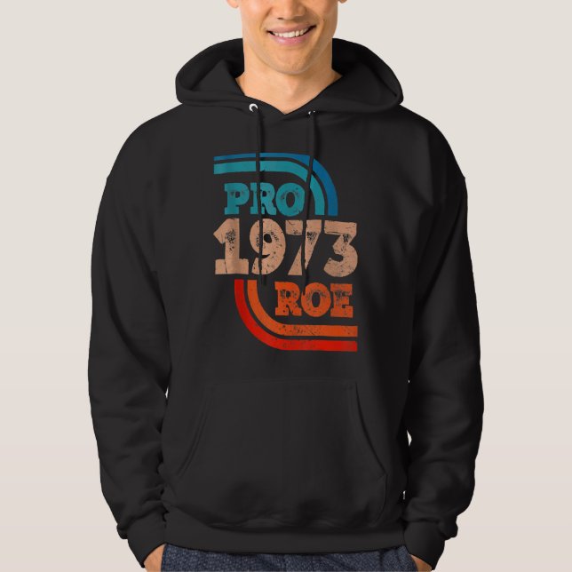 Defend Roe V Wade Pro Choice Aboration Höger Femin Hoodie (Framsida)