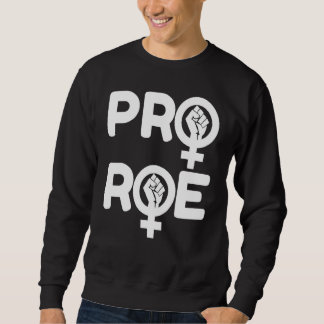 Defend Roe V Wade Pro Choice Aboration Höger Femin Lång Ärmad Tröja