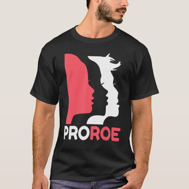 Defend Roe V Wade Pro Choice Aboration Höger Femin T Shirt (Framsida)