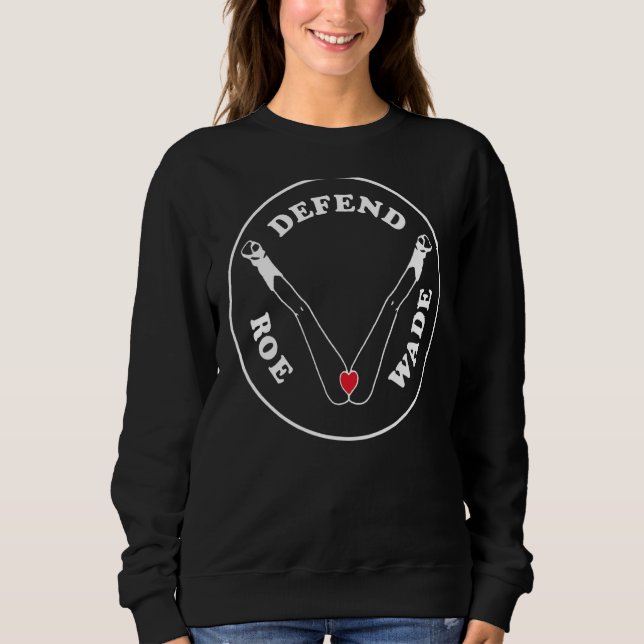 Defend Roe V Wade Pro Choice Aboration Höger Femin T Shirt (Framsida)