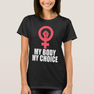 Defend Roe V Wade Pro Choice Aboration Höger Femin T Shirt