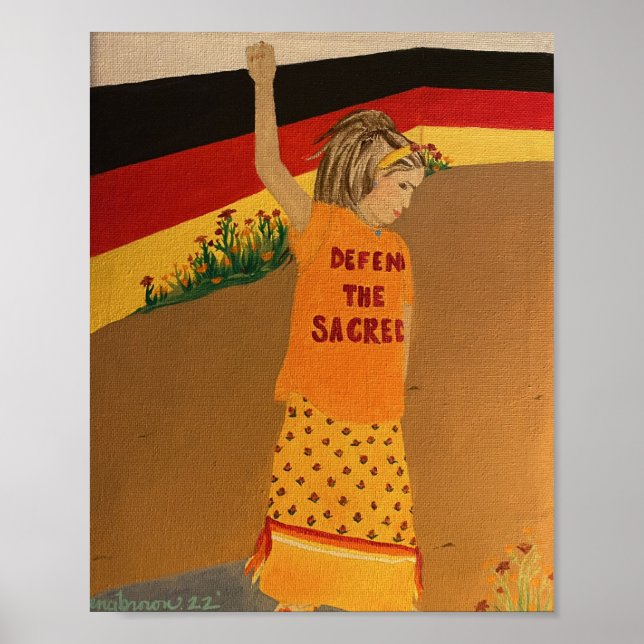 "Defend the Helig" Poster (Framsidan)