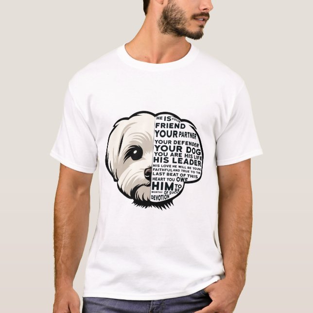 Defender Din maltesiska T Shirt (Framsida)
