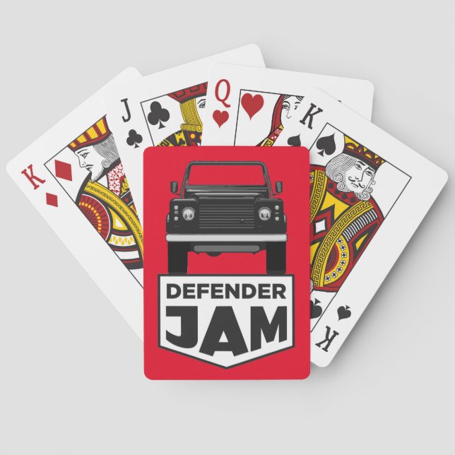 DEFENDER JAM CASINOKORT (Baksidan)