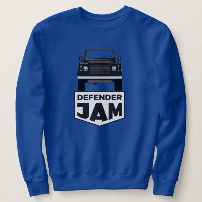 DEFENDER JAM LÅNG ÄRMAD TRÖJA (Design framsida)