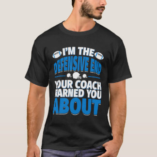 Defensiv slutspelare din tränare varnade dig om fo t shirt