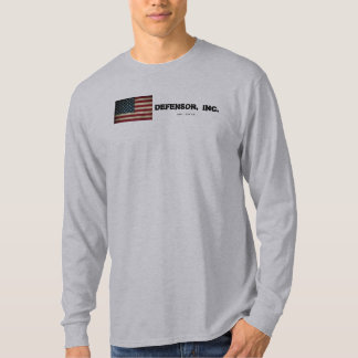 Defensor Inc. patriotisk långärmadskjorta T Shirt