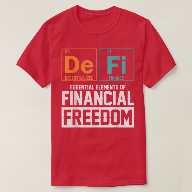 Defi Decentralised Finance Inslag of Financial T Shirt (Design framsida)