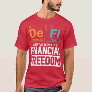 Defi Decentralised Finance Inslag of Financial T Shirt