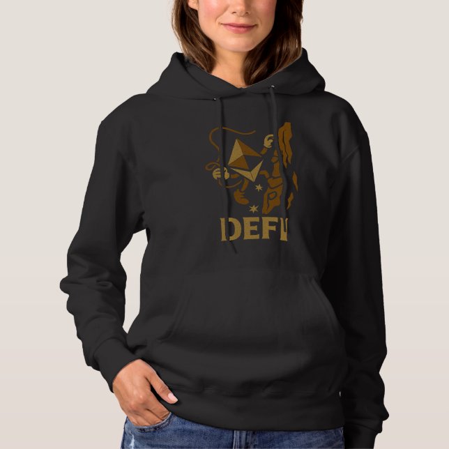 DeFi Ethereum Decentraliserad Summit för Klippklät T Shirt (Framsida)