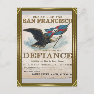 Defiance Clipper Sailing Vykort